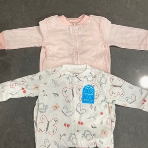 Carter’s 2 pack Sleepers 🦋